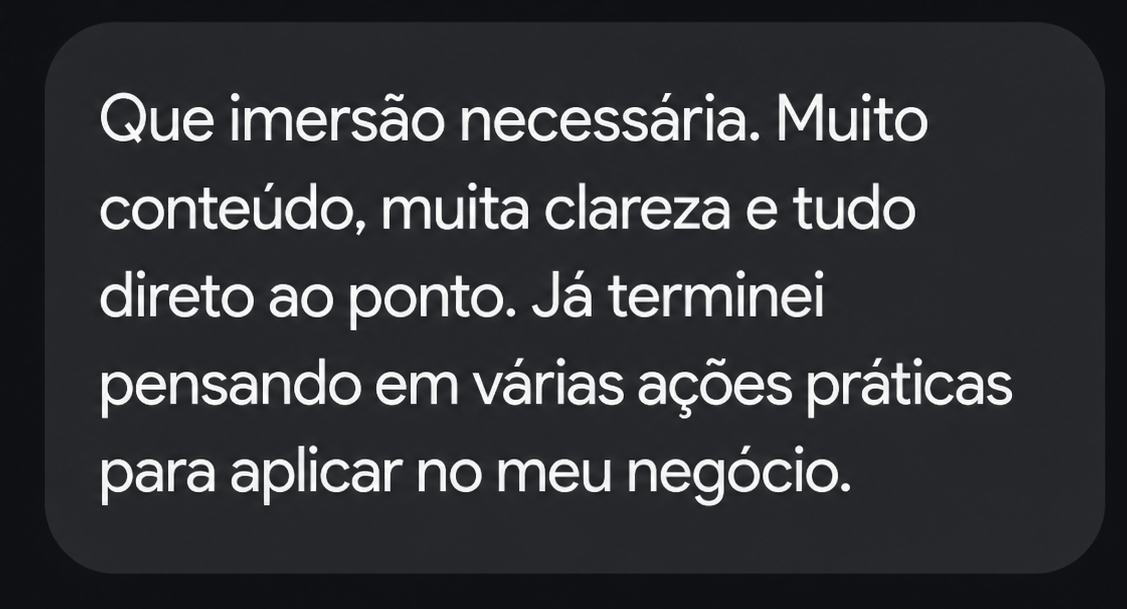 Relato de aluna dos conteúdos de gestão com Débora Vasconcelos 4