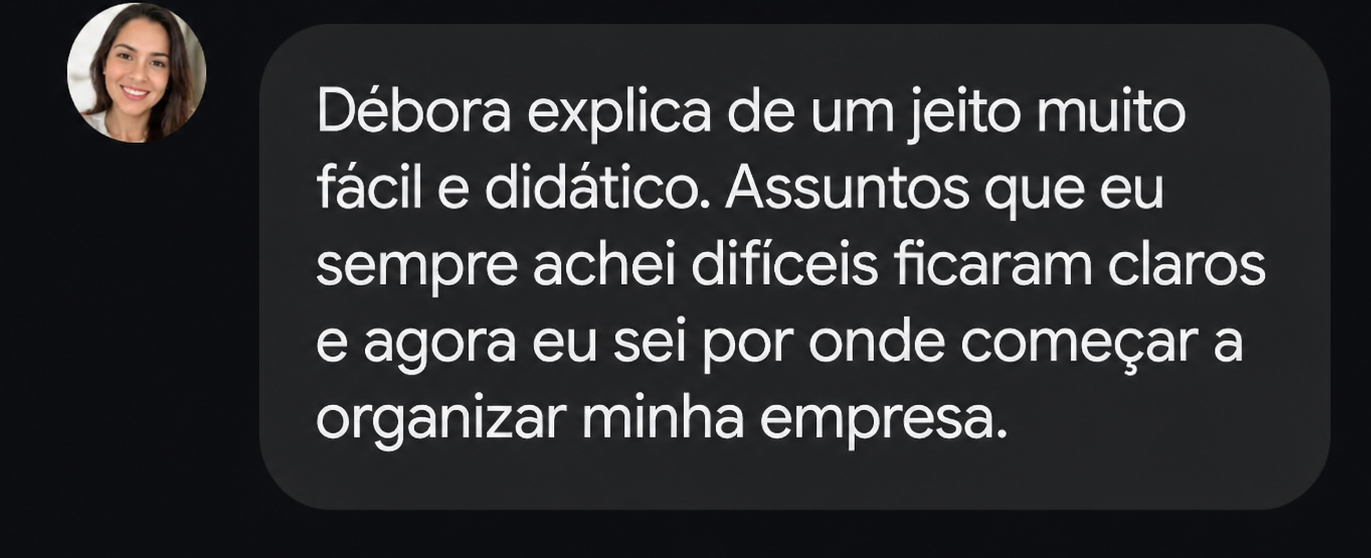 Relato de aluna dos conteúdos de gestão com Débora Vasconcelos 3